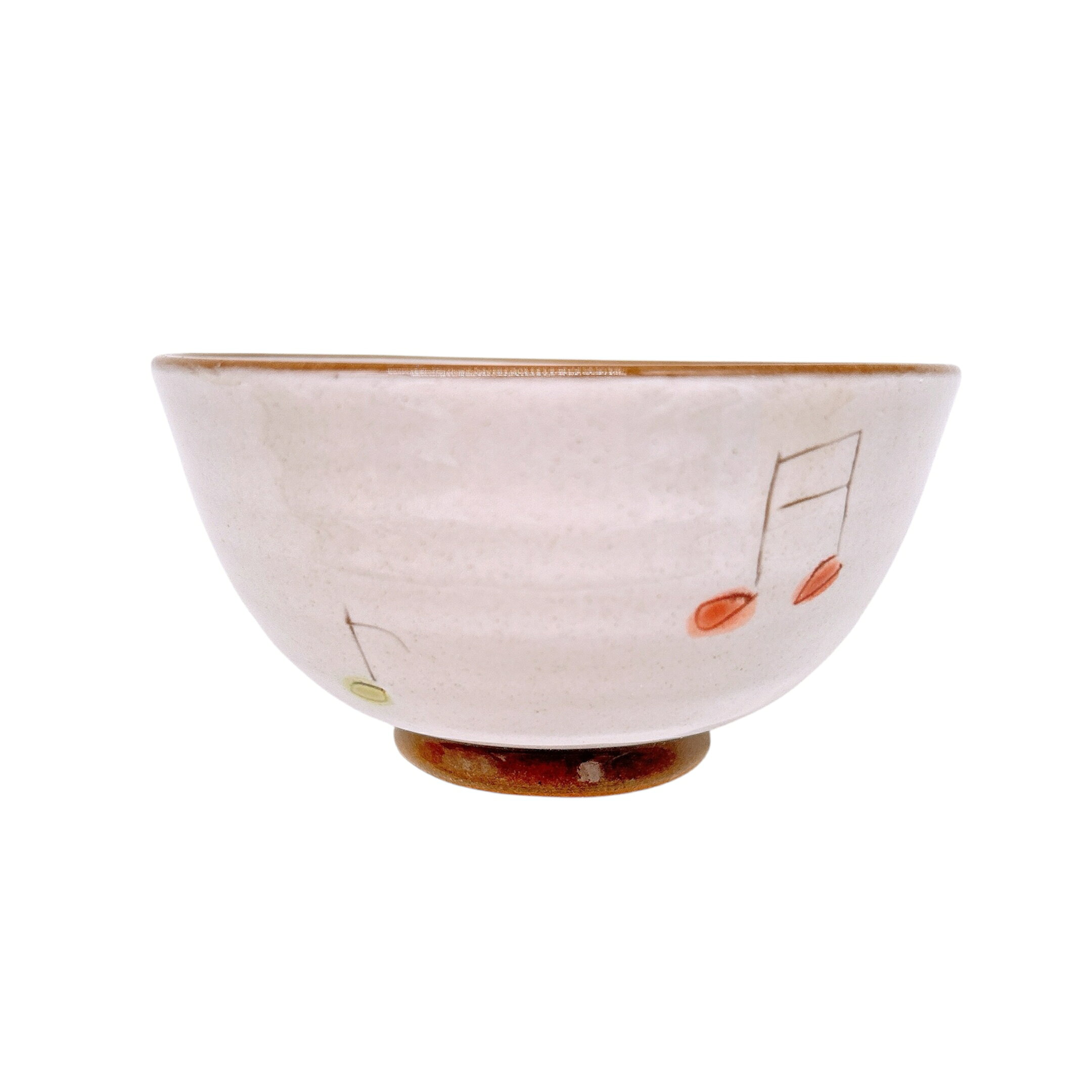 音符茶碗 茶碗 音符 ピアノ ホワイト ピアノ発表会プレゼント 音楽 プレゼント お祝い 陶磁器 美濃焼 日本製