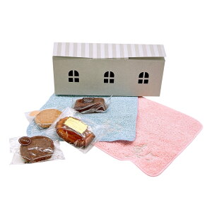 ピアノ ハンドタオルセット ト音記号 音符 ハンドタオル焼き菓子セット 泉州タオル ピンク ブルー ピアノ発表会プレゼント 音楽 プレゼント お祝い おもたせ オリジナル刺繍