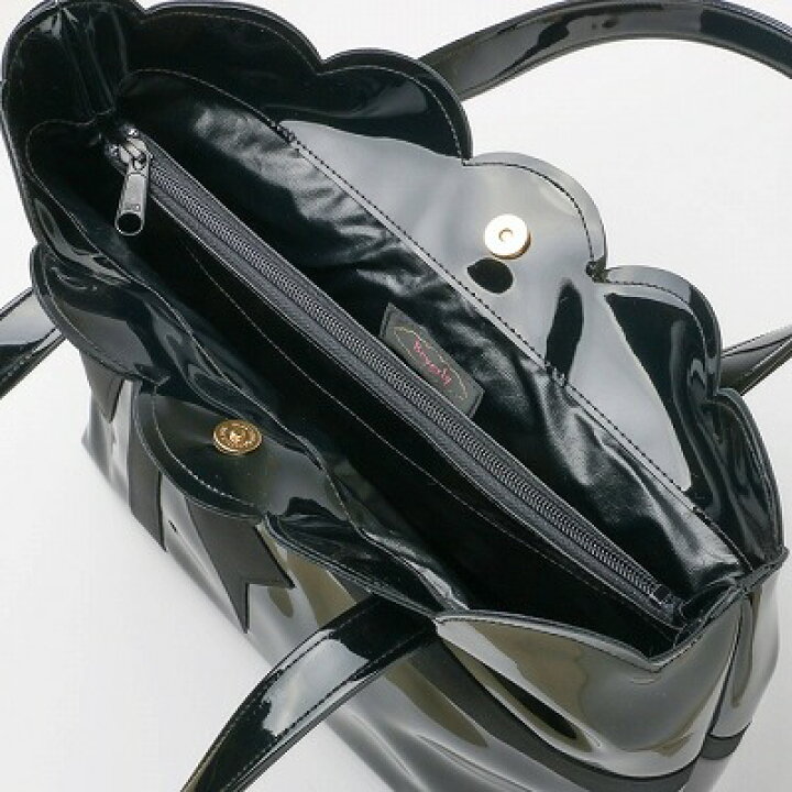 楽天市場】【スーパーSALE pt2倍】スカラップバッグ リボン ブラック 