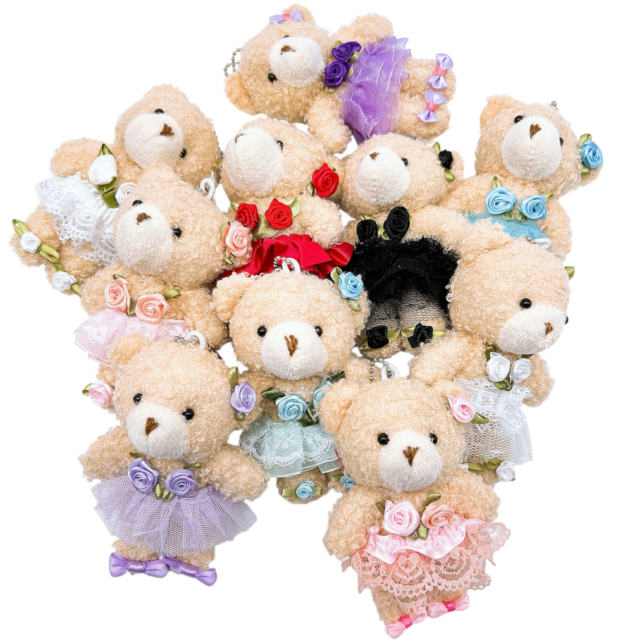 バレエ キーホルダー くま バレリーナ ぬいぐるみ ストラップ バレエ発表会 プレゼント 人形 チャーム おすすめ おしゃれ かわいい 人気 記念品 ギフト 子供 ballet ballerina