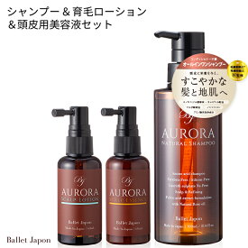 【本日0のつく日｜ポイントUP】 ミノキシジル 誘導体 スカルプ シャンプー オーロラシャンプー 育毛 発毛 ローション 頭皮エッセンス 3種セット キャピシル フルボ酸 ノンシリコン アミノ酸 抜け毛 産後 女性 女性用 メンズ オールインワン 福袋 ギフト