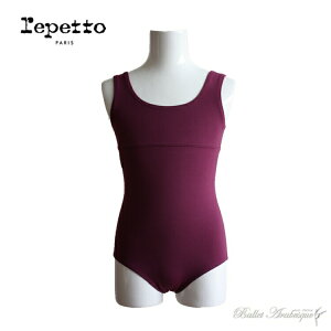 \Lineお友達いつでも300円OFFクーポン/【Repetto レペット】Large Straps Leotard ノースリーブ ジュニアレオタード レオタード 子供 0572 【バレエショップアラベスク】