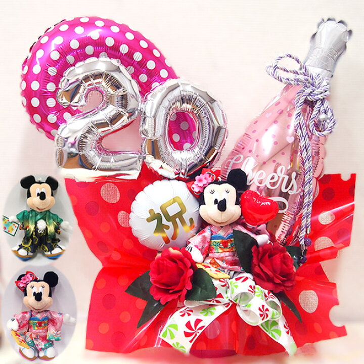 楽天市場 バルーン ディズニー ミッキー 袴 ぬいぐるみ ぬいぐるみバッチ バルーン 誕生日 プレゼント 成人式 花束 お祝い 卒業式 卒業祝い 卒業 ギフト バルーンジュエル