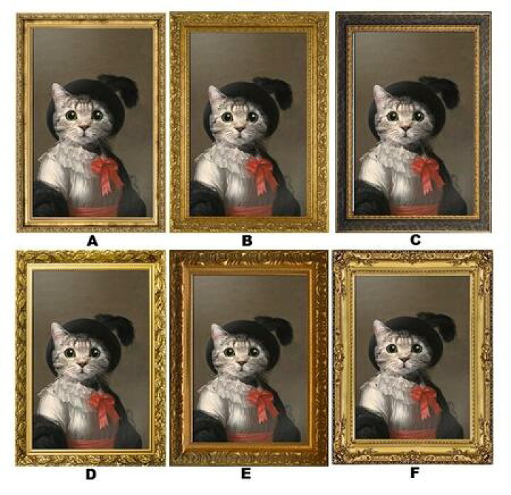 猫の似顔絵 額入り 猫 オーダー 似顔絵 ネコ ペット肖像画 お祝い ｜その他