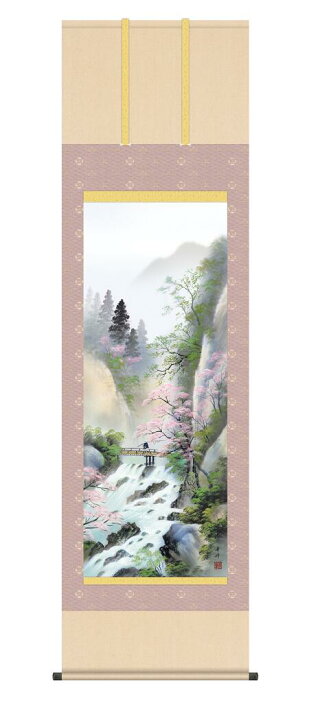 楽天市場】掛け軸 掛軸 山水画 「四季情景」 伊藤秀峰 春夏秋冬 4枚 