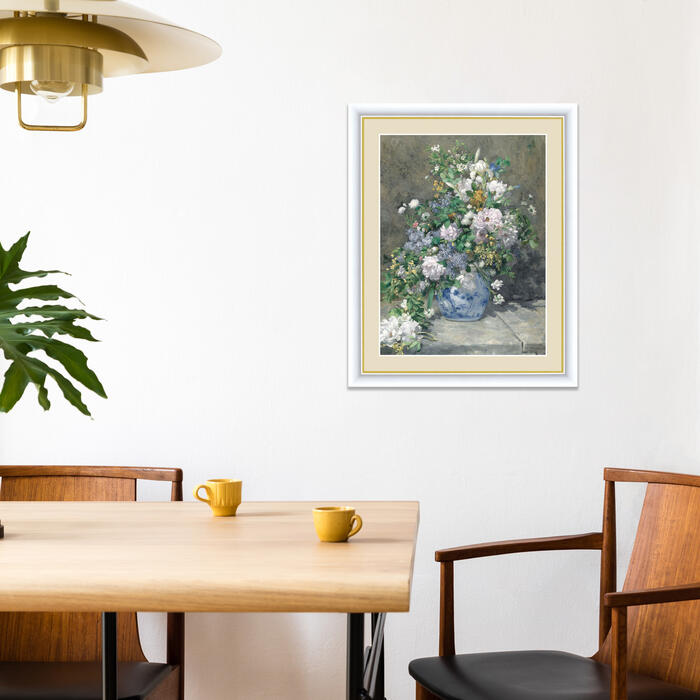 売上割引 油絵 絵画 人気作品 春の花束　米国で購入 ルノワール 絵画/タペストリ