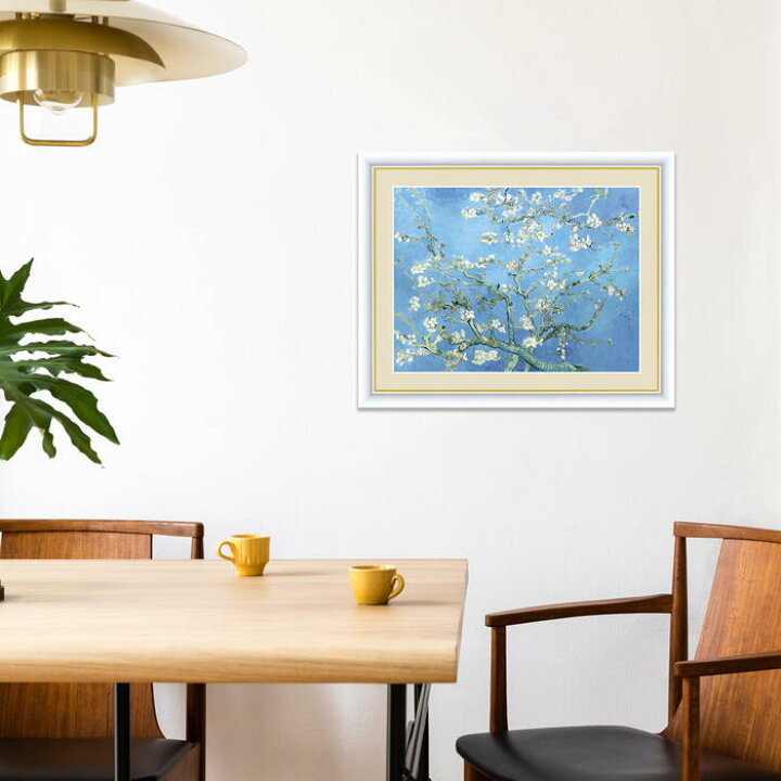 ゴッホ 花咲くアーモンドの木の枝 F10 油彩 静物画 販売 10号 絵画 送料無料 673 599mm