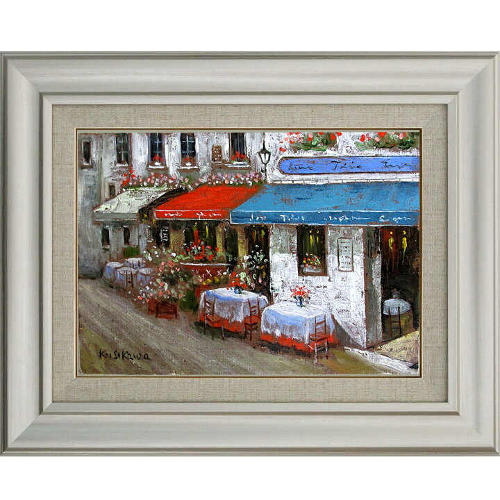 楽天市場】10％OFF＼当店全品P5倍／絵画 手描き 油絵 額入り 油彩 