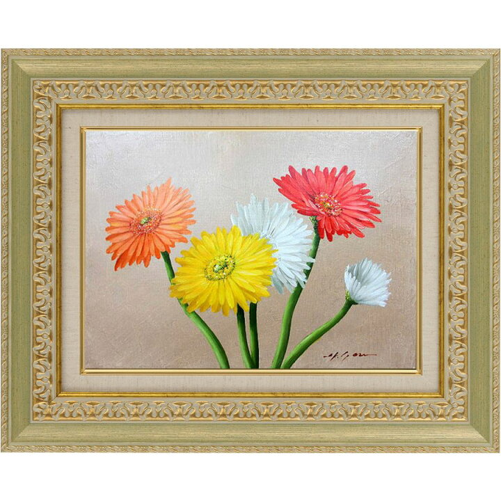 楽天市場】＼スーパーSALE15％OFF／ 手描き 油絵 額入り油彩画 