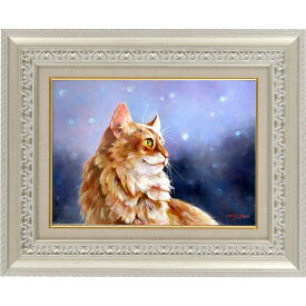 楽天市場 猫 油絵の通販