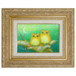ふくろう 油絵の人気商品 通販 価格比較 価格 Com