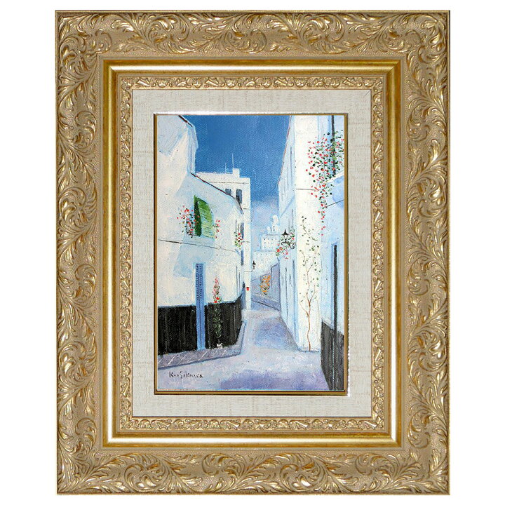 楽天市場】＼スーパーSALE15％OFF／ 手描き 油絵 絵画 額入り油彩 
