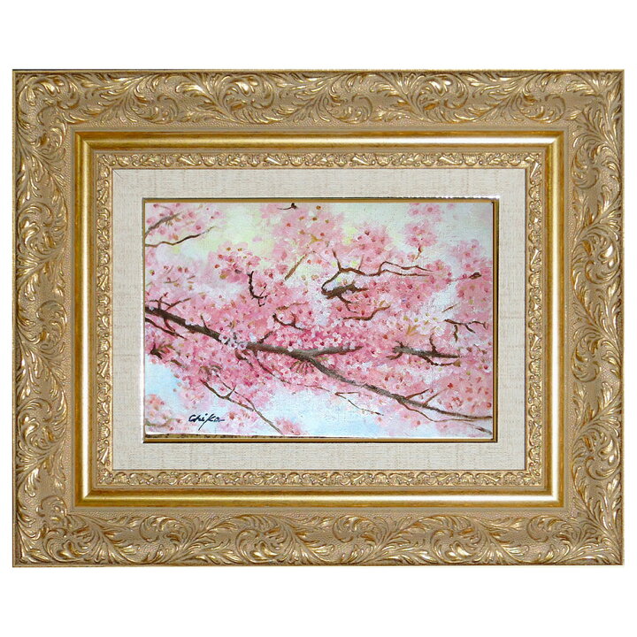 要問い合せ♥️日本の心、桜絵画♥️美しいアートお家で花見桜さくら絵額