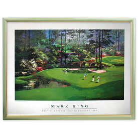 マークキング AUGUSTA #11 CP MK1 マーク・キング CP MK2 沿岸のゴルフ場 ゴルフ場の絵 ゴルフ ゴルフの絵 絵画 アートポスター ヴィンテージポスター 送料無料