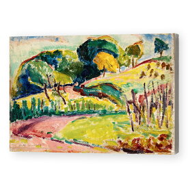 Hills by Alfred Henry Maurer アルフレッド・ヘンリー・マウラー 丘 キャンバスアート F4 ファブリックパネル モダン モダニズム インテリア 絵画