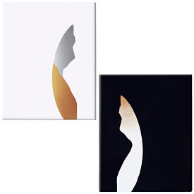 1 抽象画 キャンバス アート パネル acstract 北欧 絵画 インテリア 18cm×24cm 2枚組 日本製