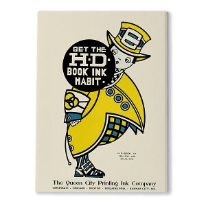 �A�[�g�C���e���A�ɍœK F4�L�����o�X�A�[�g �I�[�K�X�g�D�X�E�����\�� Augustus Jansson �� Queen City Ink, Ad. 14 �� �G�� �L�����o�X�A�[�g F4�i242×333mm�j �N���V�b�N ���_�� �A�[���f�R