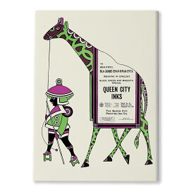 アートインテリアに最適 F4キャンバスアート オーガストゥス・ヤンソン Augustus Jansson ＜ Queen City Ink, Ad. 29 ＞ 絵画 キャンバスアート F4（242×333mm） クラシック モダン アールデコ