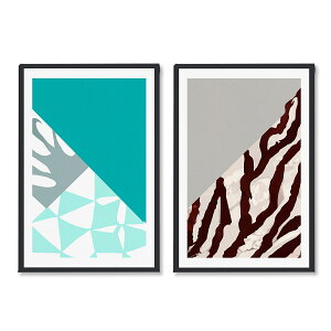 _P5{ yVX[p[SALE20%OFF^AB9_2set LoX A[g pl abstract k G CeA 30cm×20cm 2g {ielementj