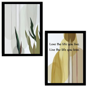 TW1_2set�@�L�����o�X �A�[�g �p�l�� abstract �k�� �G�� �C���e���A 30cm×40cm 2���g ���{���i�E�H�[�^�[�v�����c�j