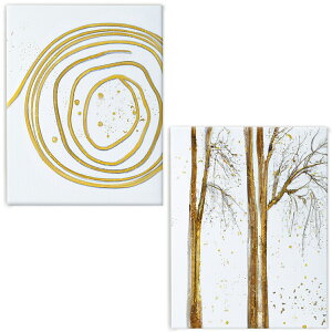 TW16_2set�@�L�����o�X �A�[�g �p�l�� abstract �k�� �G�� �C���e���A 30cm×40cm 2���g ���{���i���ƔN�ցj