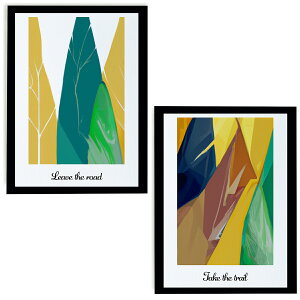 TW5_2set�@�L�����o�X �A�[�g �p�l�� abstract �k�� �G�� �C���e���A 30cm×40cm 2���g ���{���i�t�H���X�g�j