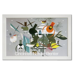  `[[En[p[ CH04 zA[g|X^[uCincinnati Nature Center: Winterv Charley Harper 60×40cm |X^[ A[gpl A[gt[ A[g G z 