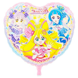 キャラクターUFO 『キミとアイドルプリキュア』 ヘリウムなし 誕生日 バルーンギフト バルーン 大人 風船 パーティー 結婚式 プレゼント 開店祝い 飾りかわいい おしゃれ ふうせん キャラク