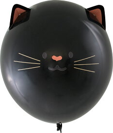 野村昌子のバルーンクラフトキット くろねこ 1色印刷バルーン、パーツ台紙、パーツシール（3個分の材料入） パッケージサイズ：W140mm×H210mm 0703040005