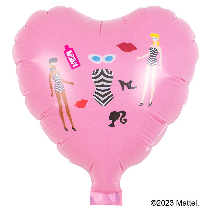楽天市場】Barbie バービー ハート型風船【カジュアル ピンク】130mm 