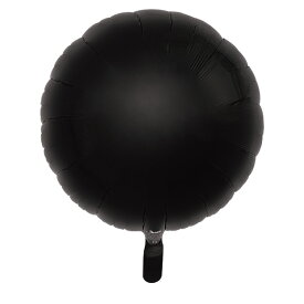 誕生日 バースデー パーティー サプライズ ギフト 装飾 Ibrexバルーン 14インチメタリックブラック ラウンド W30cm×H30cm 0201211115 　1セット(5袋入)