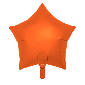 誕生日 バースデー パーティー サプライズ ギフト 装飾 Ibrexバルーン 15インチメタリックオレンジ スター W35.5cm×H35cm 0201211314 　1セット(5袋入)