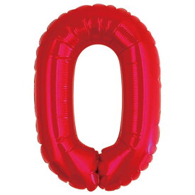誕生会 パーティー 鎖 飾り付け チェーンバルーン 弁付 メタリックレッド 膨らまし後W13cm×H20cm エアー対応 0201910302 1袋(10枚)