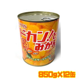 みかん 缶詰 ドカン！とみかん 850g 12個入り賞味期限 2027.11 果物 訳あり 食品ロス 食品ロス削減 フルーツ 業務用 大容量 エコイート 通販