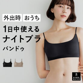 本日終了＼P5倍／ ナイトブラ バンドゥ 育乳 ノンワイヤー ブラジャー 育乳ブラ ブラ 昼夜兼用 脇高 大きいサイズ 小胸 脇肉 谷間 盛れる 響かない 快適 楽 通気性 無地 痛くない おしゃれ バンビウォーター 夏