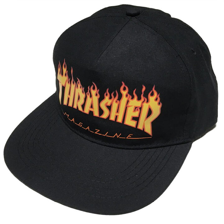楽天市場 Thrasher Flame スナップバックキャップ Thrasher スラッシャー Sq Bk Z完 黒系 ブラック Cap 帽子 フラットバイザー 炎ロゴマーク ファイヤー スケートブランド スケーター ストリート メンズ 男女兼用 かっこいい セレクトアイテム Rcp ｔ