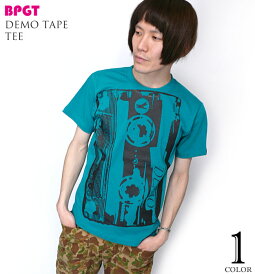 DemoTape(デモテープ)Tシャツ(A.グリーン)BPGTbk001tee-G完-半袖トップスカセットテープ音楽音源ロックTシャツバンドTシャツアメカジカジュアルかっこいいメンズレディースファッション大きめサイズ緑色春夏秋服コーデ【RCP】