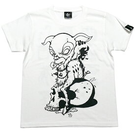 コアバンビ Tシャツ (ブラック＆ホワイト) sp002tee-bkwh -X- 半袖 ハードコア ROCK ロックTシャツ スカル キャラクター イラスト アメカジ カジュアル ドクロ バンド オリジナル メンズ レディース ユニセックス かっこいい 白黒 コットン綿100%【RCP】