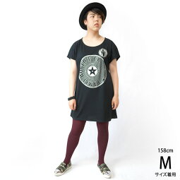 BambiWorldTourTシャツワンピース-sp004opt-Z完-ワンピTシャツ半袖ROCKロックTシャツバンドTシャツライブバックプリントカジュアルコーデ可愛いかわいいレディースガールズブラック黒色MサイズTシャツ屋さんバンビ【RCP】