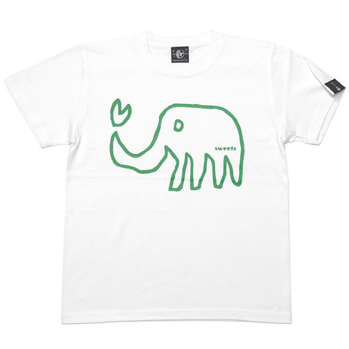 楽天市場 ゾウさん Tシャツ ホワイト Bpgt Sp018tee Wh F完 白色 半袖 トップス かわいい 可愛い ポップ おしゃれ ロゴ ぞう柄 アニマル イラスト 落書き カジュアル メンズ レディース ユニセックス オリジナル プリントtee 大きいサイズ コットン綿100 Rcp