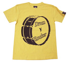 Drum Rocker 1（ドラムロッカー） Tシャツ（バナナ）BPGT sp030tee-Z完- 半袖 黄色 イエロー 楽器 ドラマー ロックンロールTシャツ バンドTシャツ ライブ フェス かっこいい アメカジ オリジナル メンズ レディース ユニセックス 大きめサイズ 春夏秋服コーデ【RCP】