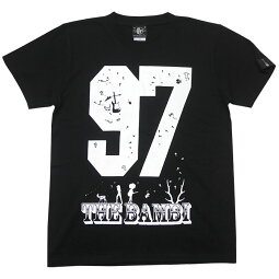bambi97Tシャツ(ブラック)-BPGTsp055tee-bk-Z完-半袖黒色トップスロゴマークパンクロックTシャツグラフィックプリントメンズレディースユニセックスカジュアルアメカジファッションおしゃれオリジナル春夏秋服コーデコットン綿100%【RCP】