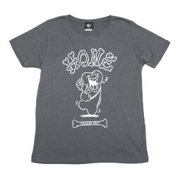 DANCINGBONE(ダンシングボーン)TCTシャツ-HARIKENハリケン-har005tc-ろ完-骨キャラダンスロックロックTシャツグレーオリジナルプリント半袖メンズレディースユニセックスファッション【RCP】