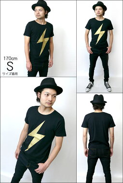 イナズマTCTシャツ-LPRイナズマレコード-a01tc-Z完-半袖稲妻ロゴアメカジカジュアルストリートパンクロックTシャツライジングかっこいいオリジナルメンズレディースペアユニセックスブラック黒色春夏秋服コーデTシャツ屋さんバンビ【RCP】