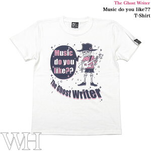 Music do you like?? T�V���c (�z���C�g)The Ghost Writer tgw002tee-wh -X- ���� ���y �~���[�W�b�N �X�J��T�V���c �h�N���� �� ���b�N�����[�� ���������킢�� �I���W�i���u�����h �C���X�g���[�V���� ��