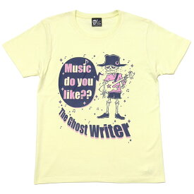 Music do you like?? ライトTシャツ (シャーベットイエロー) tgw002rt-sye -F- 半袖 黄色 カットソー イラスト スカルTシャツ ドクロ 髑髏柄 ミュージック 音楽 ロックンロール ライブ フェス かっこいい メンズ レディース 大きいサイズ【RCP】