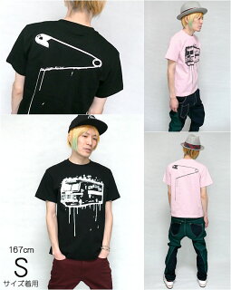 DESTINY(ディスティニー)Tシャツ-TheGhostWriter-tgw003tee-G-パンクロックロックTシャツパンクファッションかっこいいオリジナル半袖メンズレディースユニセックスブラックピンク黒桃大きいサイズ【RCP】