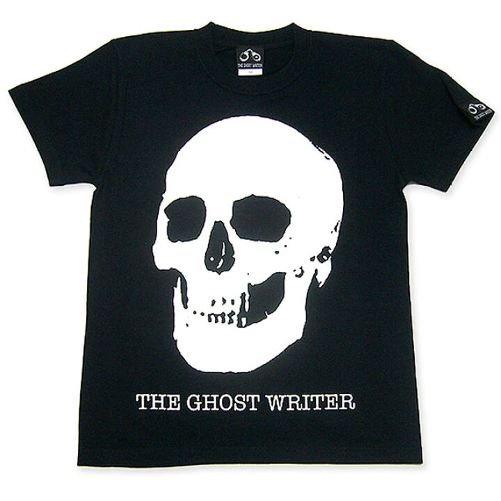 楽天市場】スカル Tシャツ ( ブラック＆ホワイト )-The Ghost Writer
