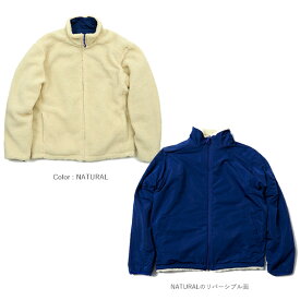 BAMBOO SHOOTS バンブーシュート FLEECE REVERSIBLE JACKET フリース リバーシブル ジャケット 【送料無料】リバーシブル ボアフリース アウター ブルゾン カジュアル ボア ウェア 防寒 フリース【返品交換不可】