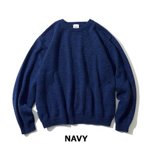 SALE50OFFBAMBOO SHOOTS ou[V[g INDIGO CREWNECK SWEATER CfBS N[lbN Z[^[ 2103009 MENS Y NAVY lCr[ BLACKyԕiszyPTUPz